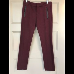 Burgundy pants